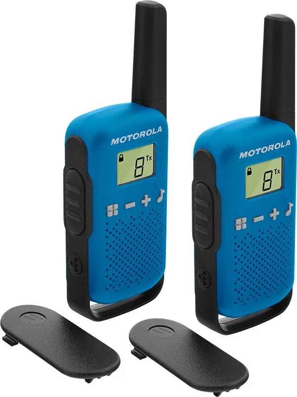 WALKIE TALKIES MOTOROLA T42 BLUE