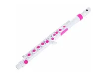 Flauta transversal Nuvo JFlute 2.0 Branco/Rosa