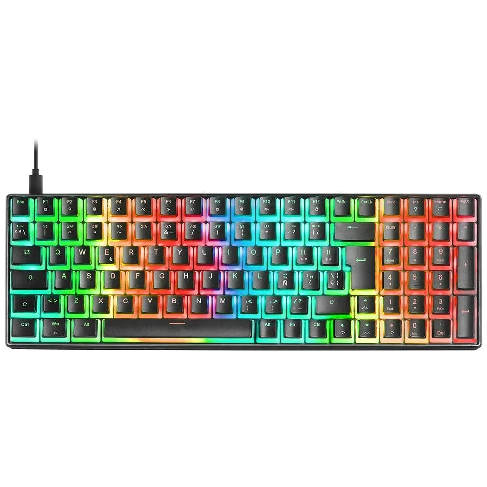Teclado Mecânico Mars Gaming MKULTRA Black 96% Full RGB Chroma PT Outemu Blue Switches