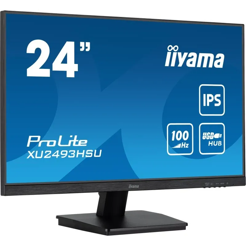 Monitor Iiyama 23,8″ 1080p 100Hz IPS LED Sincronização Adaptativa Colunas sem cintilação USB VESA