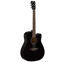 Guitarra Electro-Acústica Yamaha FGX800C Black