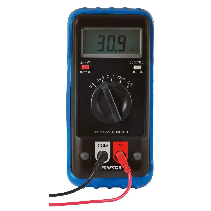 Medidor de Impedância 200-20kR 70/100VL - MI-21