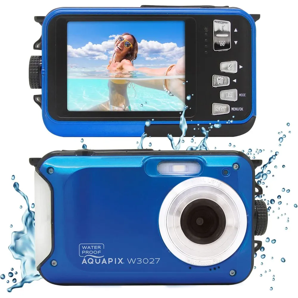 Câmera Submersível Aquapix W3027 Azul Marinho