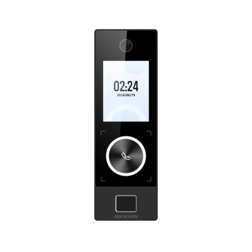 Controlo de Acesso PoE Hikvision Facial, impressão digital e cartão EM - DS-K1T323EBFWX-E1
