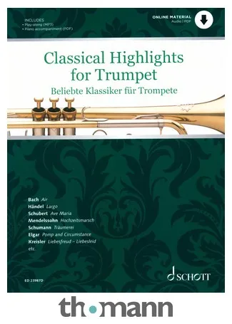 Schott Classical Highlights Trumpet D