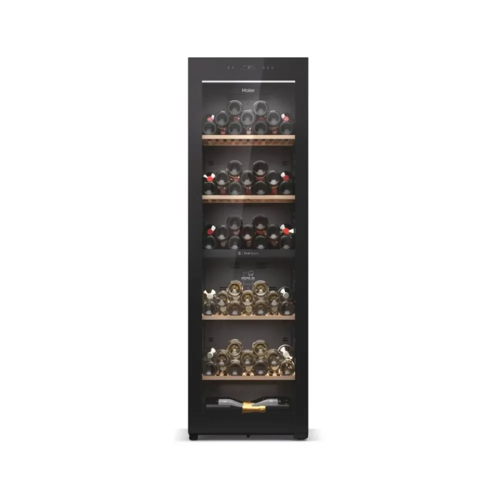 Cave de Vinho Haier Wine Bank 60 Série 7 236 Garrafas Preta - HWS236GDEH1