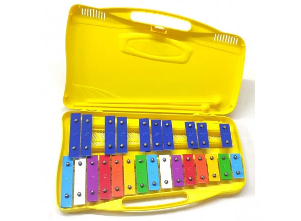 Alysée MT25-C-YL Metalofone Cromático 25 Note Giallo