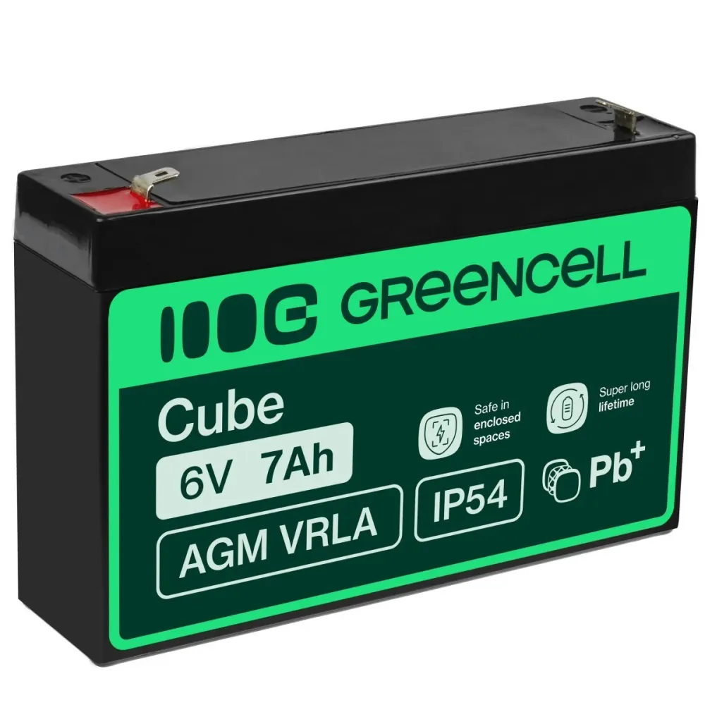 Green Cell Battery AGM 6V 7AH AGM12