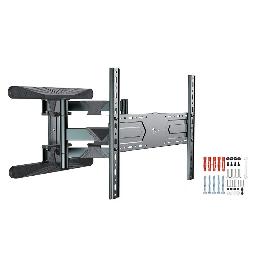 Suporte de Parede Gembird WM-80ST-01 TV Wall Mount (Full-Motion) 40 - 80 Preto