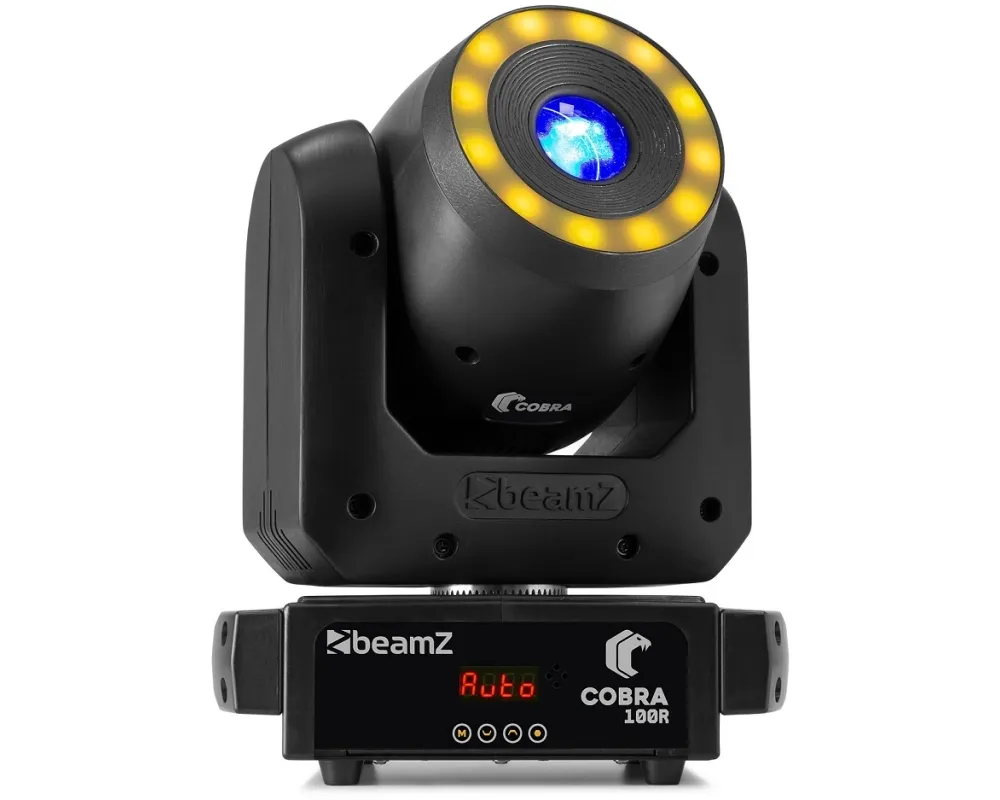 beamZ COBRA 100R LED Spot Moving Head With Ring