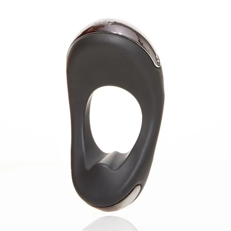 Anel vibratório para estimulação perianal atom plus preto