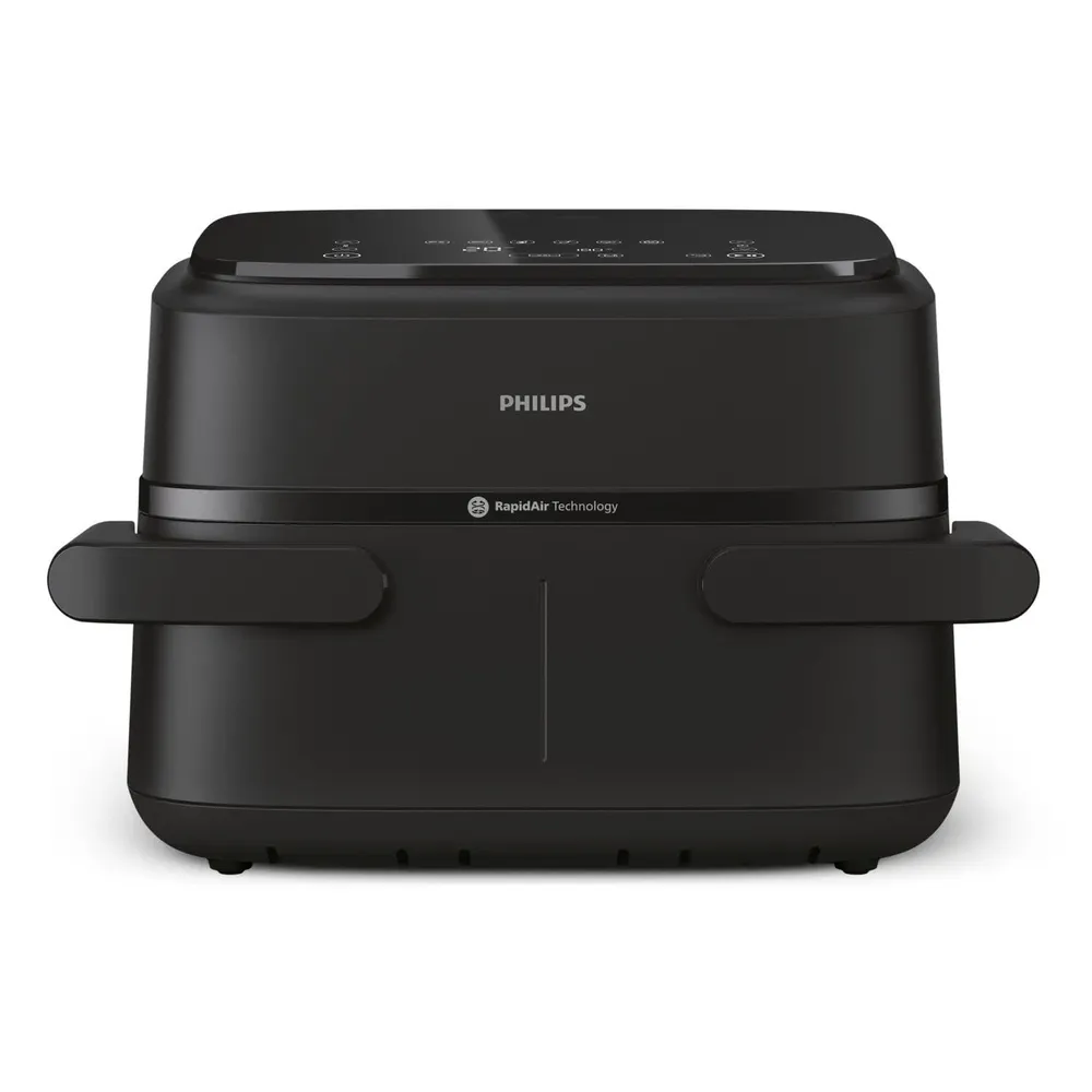 Fritadeira Dupla Air Fryer 1000 Series NA150/00 7,1L 2450W (Preto) - PHILIPS