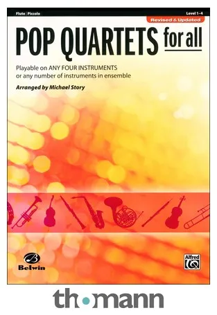 Alfred Music Publishing Pop Quartets For All Flute