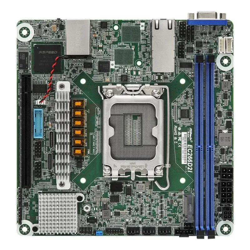 Motherboard AsRock EC266D2I Intel C266 LGA1700 DDR5 Mini ITX RAID