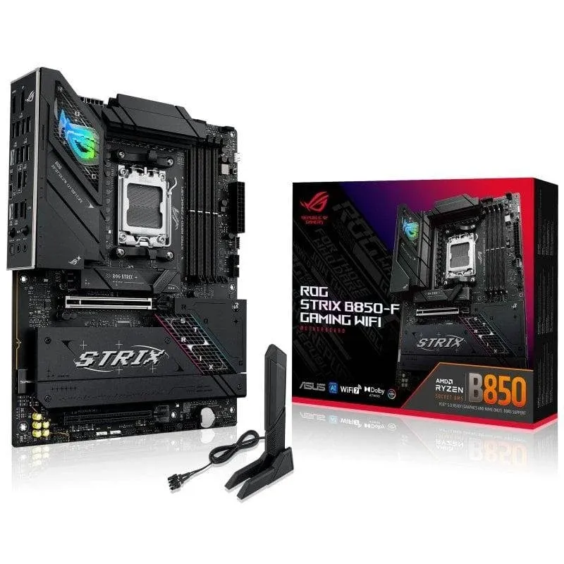 Motherboard ASUS ROG STRIX B850-F GAMING WIFI B850 AM5 DDR5 ATX WiFi 7 RGB