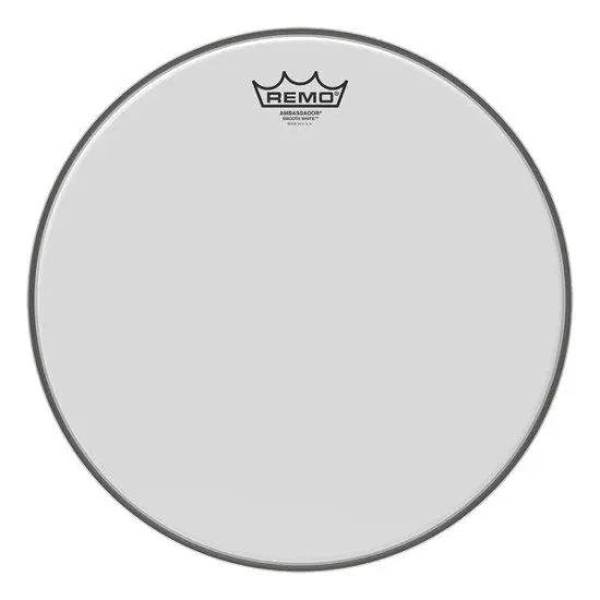 Remo 20" Ambassador Smooth White