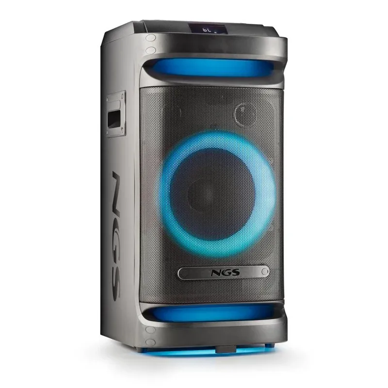 NGS Wild Space 1 Altifalante Portátil Sem Fios com Woofer 10" Bluetooth/USB/AUX 180W RMS Preto