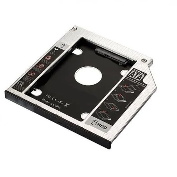 Adaptador Gigabit Universal 5.25" para 2.5" Ewent Caddy 9.5mm
