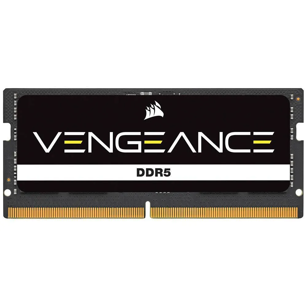 Memória RAM SO-DIMM Corsair Vengeance 24GB (1x24GB) DDR5-5600MHz CL48 (48-48-48-90) 1.10V Preta