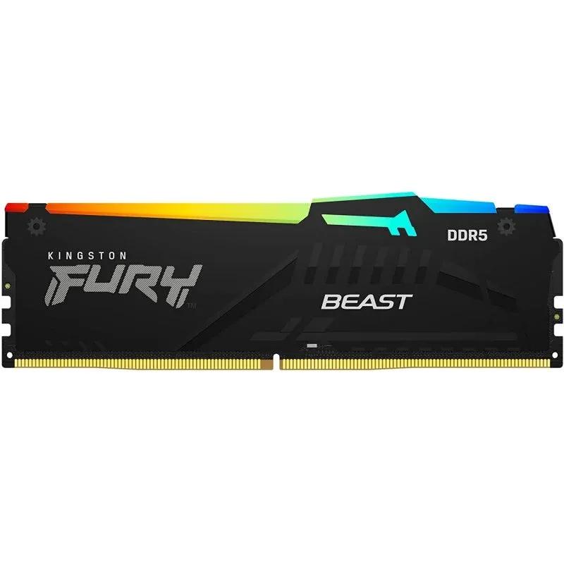 Memória RAM Kingston FURY Beast RGB DDR5 5600MHz 16GB CL36