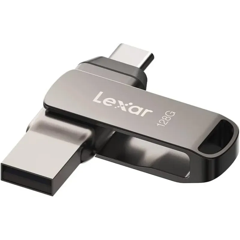 Pen Drive Lexar JumpDrive Unidade USB 256GB Tipo-C/USB-A 3.2 Cinzenta