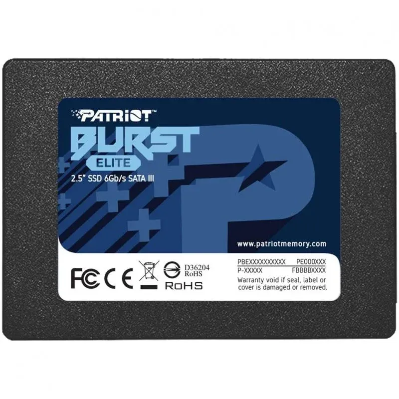 Disco Rígido Patriot Burst Elite 2.5" SSD 960GB SATA 3