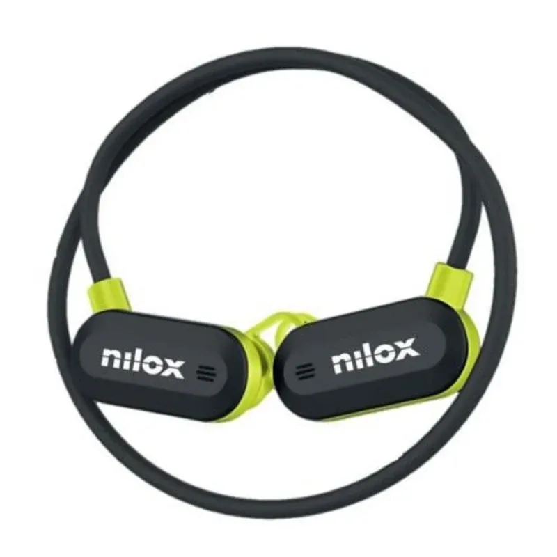 Auriculares desportivos Bluetooth sem fios com microfone, controlo remoto e carga rápida, pretos