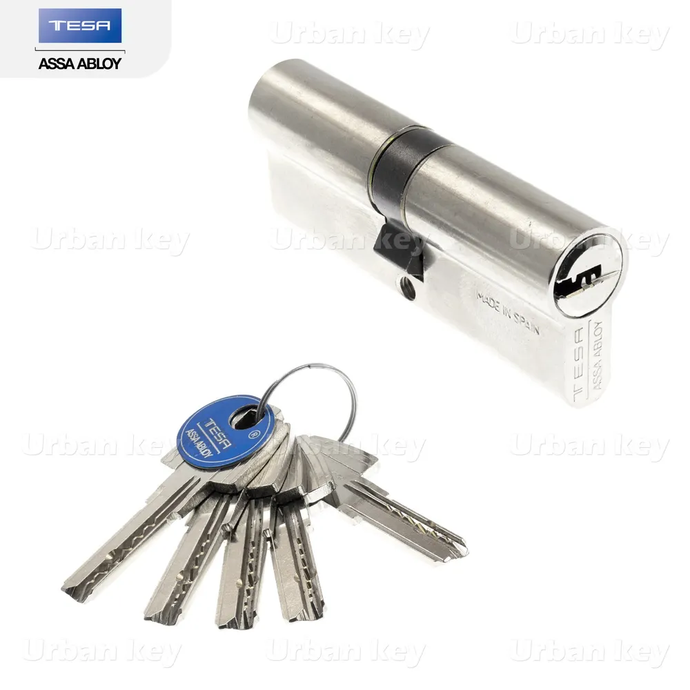 Cilindro Segurança Tesa T60 (40 40) Niquelado - CILSEG4040UK