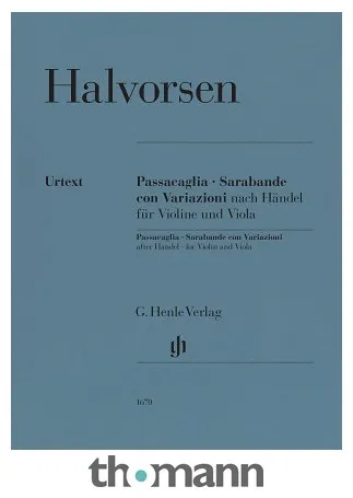 Henle Verlag Halvorsen Passacaglia
