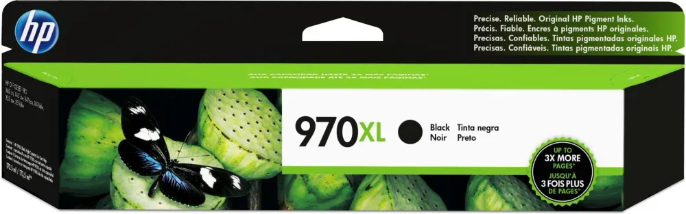HP 970XL High Yield Black Original Ink Cartridge CN625AE