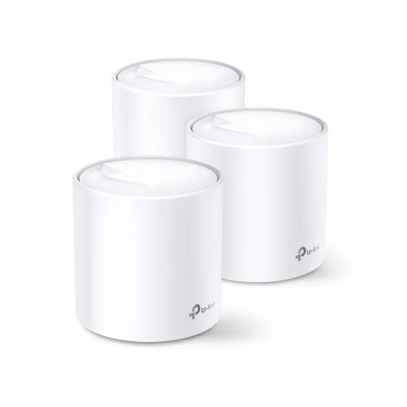 TP-Link Deco X20 Sistema Wi-Fi 6 Mesh AX1800 Pack 3 Unidades