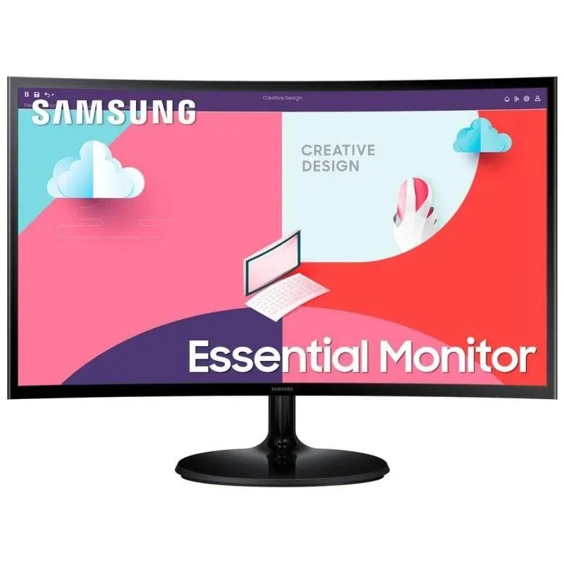 Monitor Samsung Essential S36C 24" FullHD 75Hz VA Curvo FreeSync
