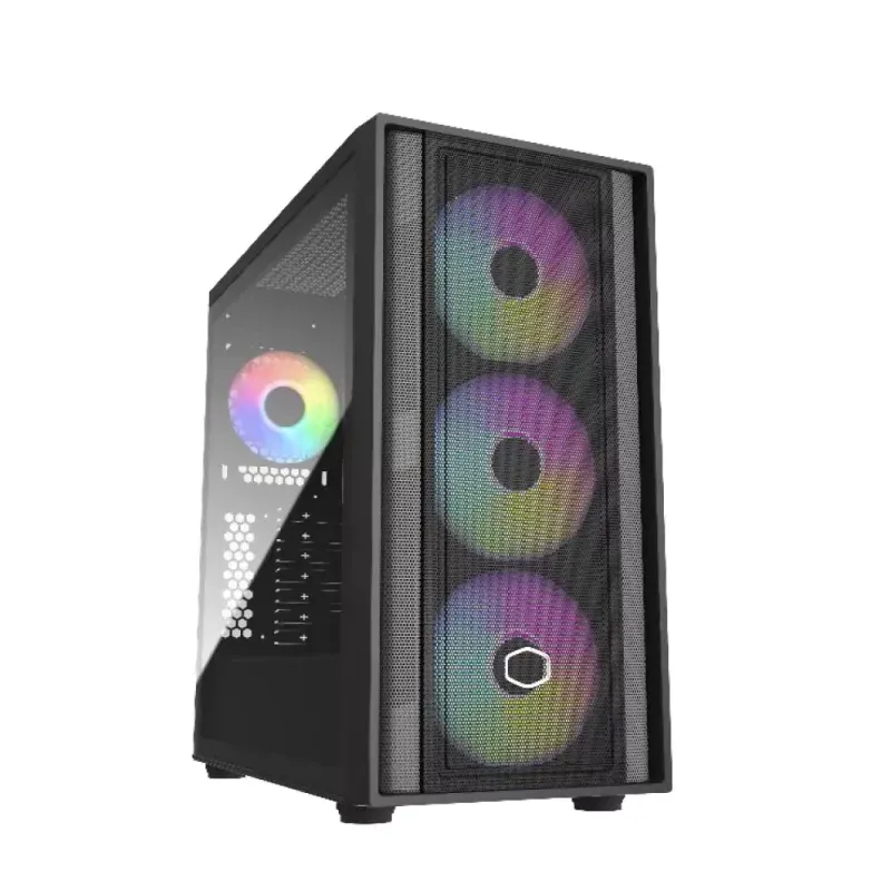 Caixa ATX Cooler Master MasterBox 600 ARGB Preta Vidro Temperado