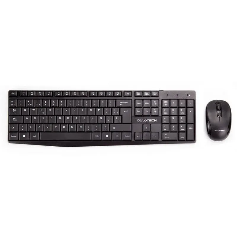 Teclado e rato sem fios Owlotech Combo 101 renovados