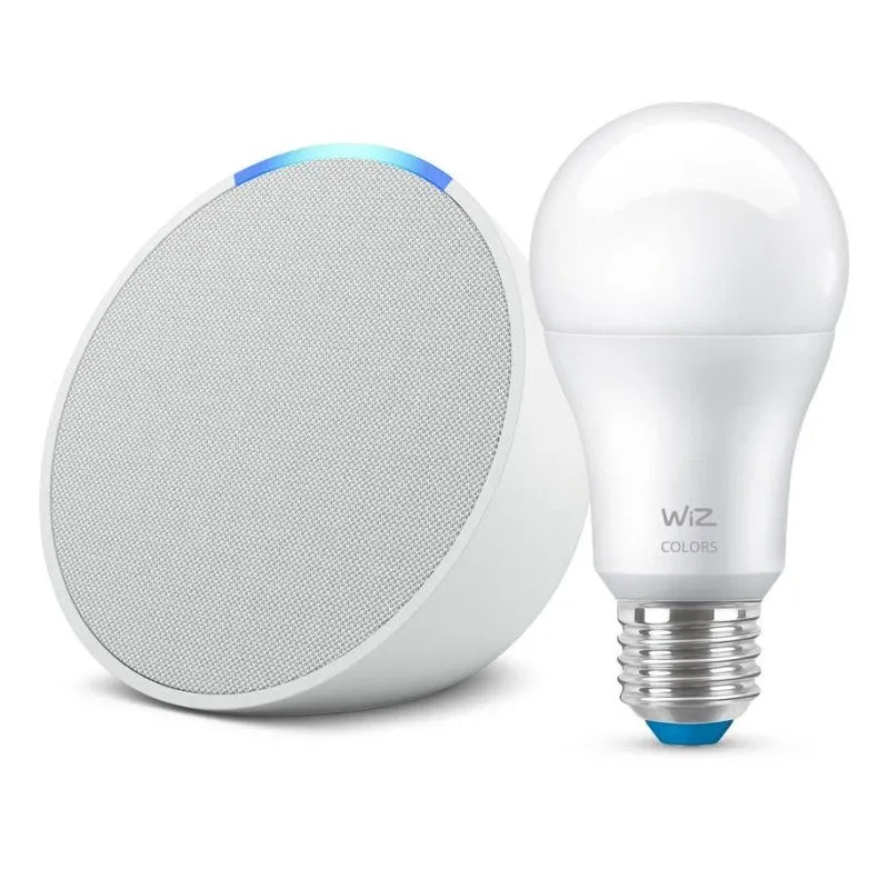 Altavoces AMAZON Inteligente Wifi Dual Band com Control por Voz e Bombilla