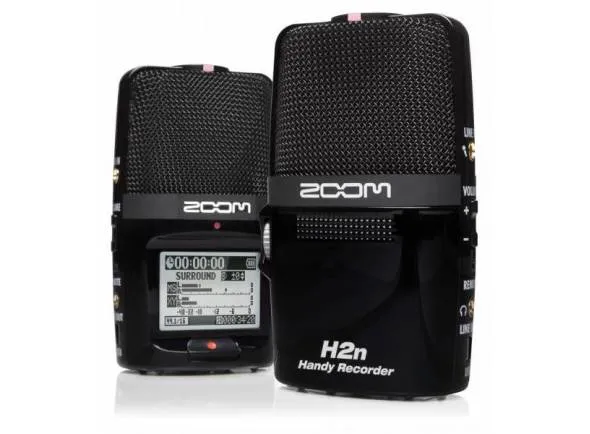 Zoom H2n Gravador Portátil 2 a 4 Canais