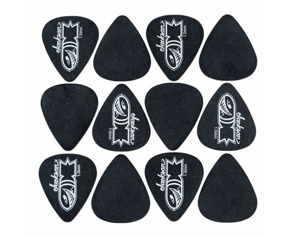 Jackson 351 Bomb Picks, Black, Heavy 1mm