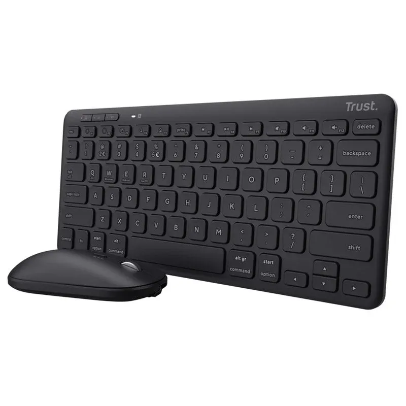 Trust Lyra Teclado e Rato Sem Fios Multi-Dispositivos