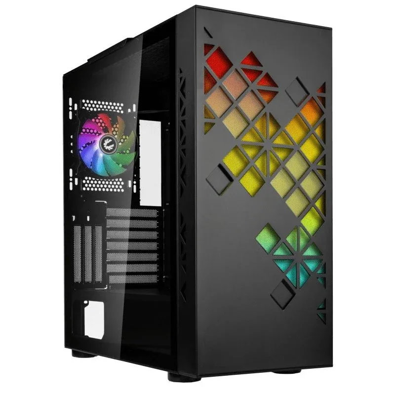 Caixa de Computador BitFenix Tracery Vidro Temperado USB-C ARGB Preta
