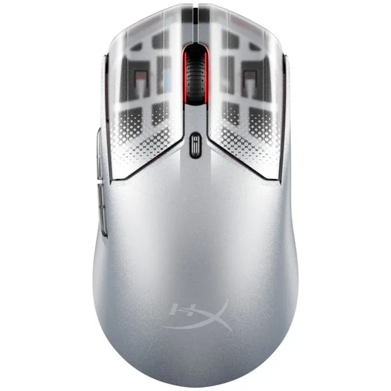 Ratão HyperX Pulsefire Haste 2 S Wireless Bluetooth+USB-C 26000 DPI Prata RGB
