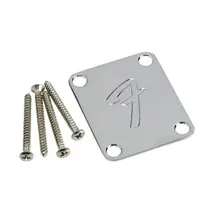 Fender 4-Bolt Vintage-Style Neck Plate "F" Chrome