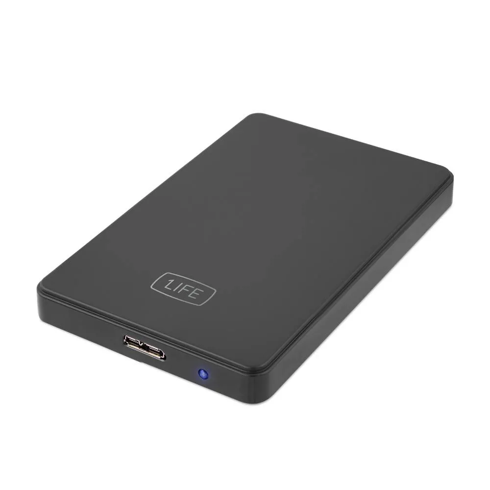 Caixa Externa 2.5 1Life hd:flux 3 SATA USB 3.0 Preta