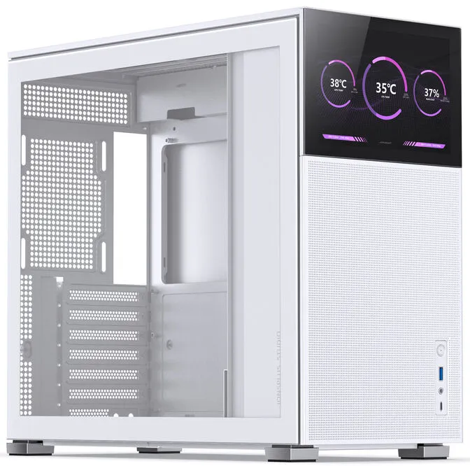 Caixa ATX Jonsbo D41 MESH com Visor Vidro Temperado Branco