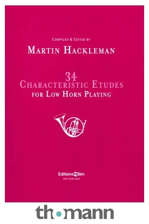 Editions Bim 34 Characteristic Etudes Low