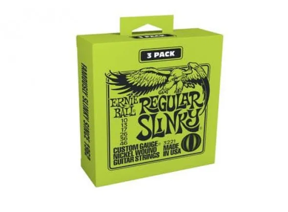 Ernie Ball 3221 3 Pack (10-46)