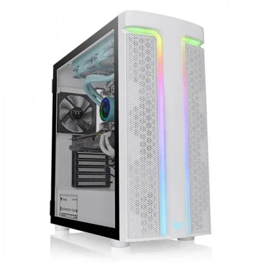 Caixa ATX Thermaltake H590 TG Snow ARGB Vidro Temperado USB 3.0