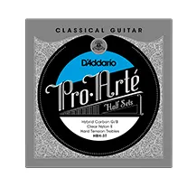 Cordas individuais Guitarra Clássica D'Addario HBH-3T Híbrido Pack 3 cordas agudas