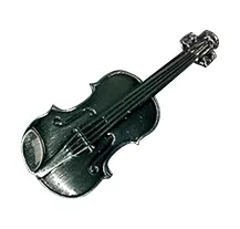 Pin Gewa 050 Violino Prateado
