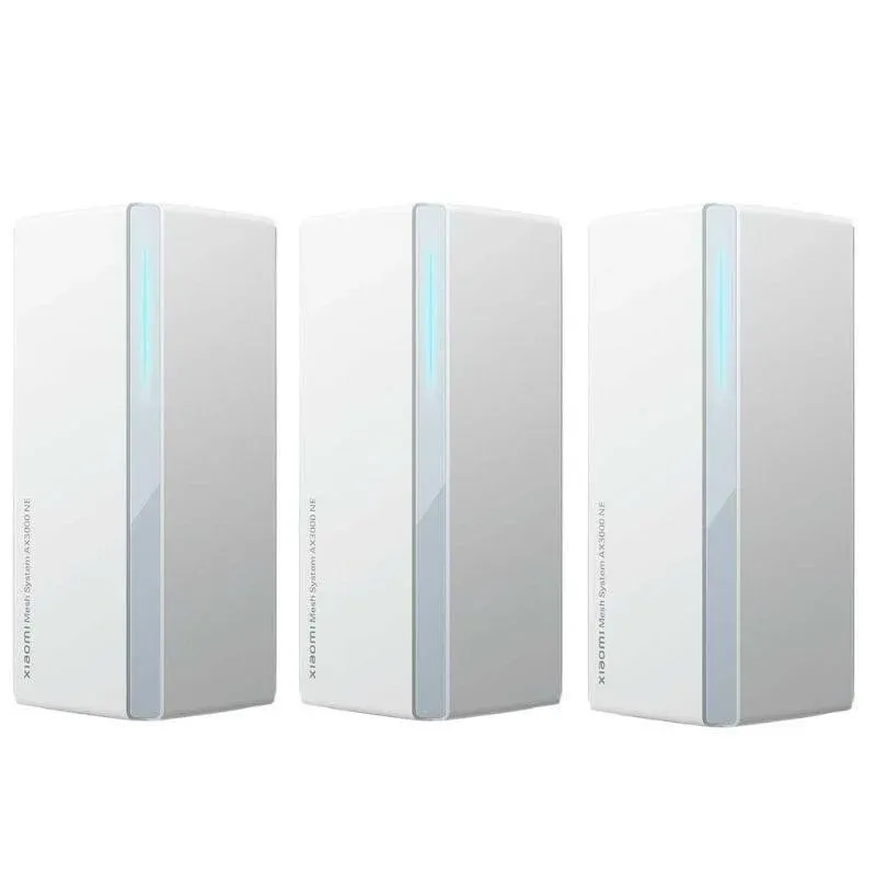 Xiaomi Mesh System AX3000 NE Sistema WiFi 6 Mesh Dual Band Branco Pack 3 Unidades