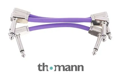 Ernie Ball Flex Patch Cable 3" purple set
